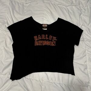 Harley Davidson Cropped Tee
